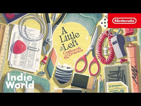 A Little to the Left: Cupboards &amp; Drawers DLC - Announcement Trailer - Nintendo Switch