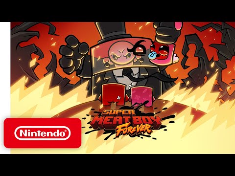 Super Meat Boy Forever - Release Date Trailer - Nintendo Switch