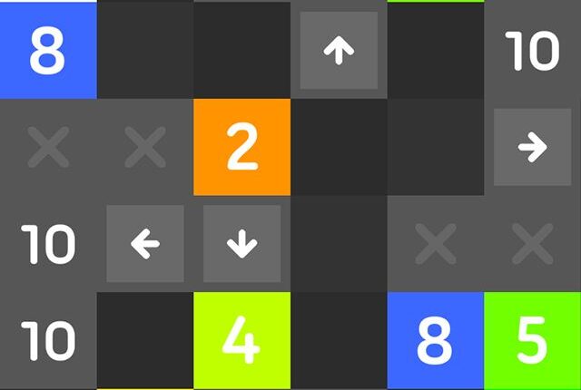 Slide Blocks to Make 10s With Math Puzzles and Wormholes In '10'