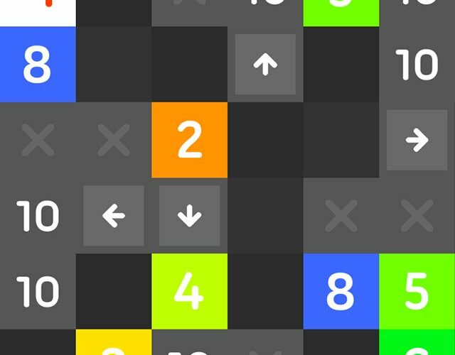 Slide Blocks to Make 10s With Math Puzzles and Wormholes In ’10’