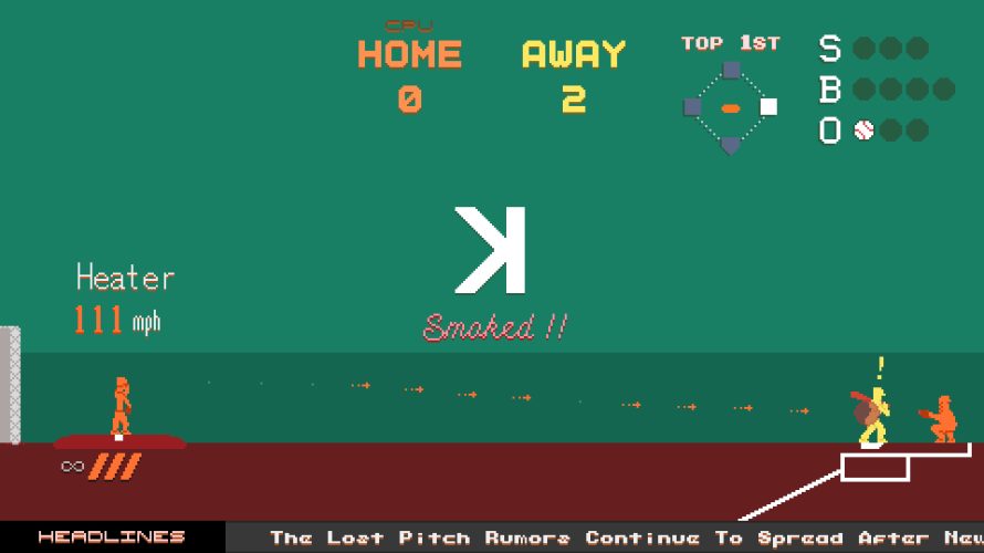 Do Not Underestimate the Importance of a Good Pitch in ‘2D Baseball Duel’