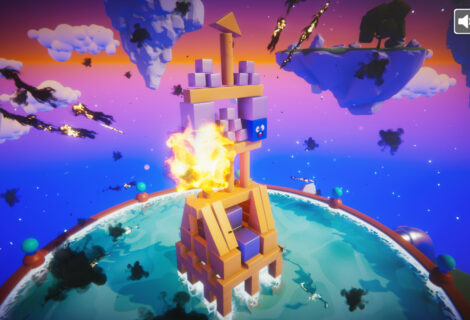 Topple Towers and Send Those Pesky Blues for a Swim in 'Blocksplode'