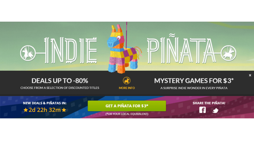 Indie Piñata Smashes Week-Long DRM-Free Discounts With a Twist