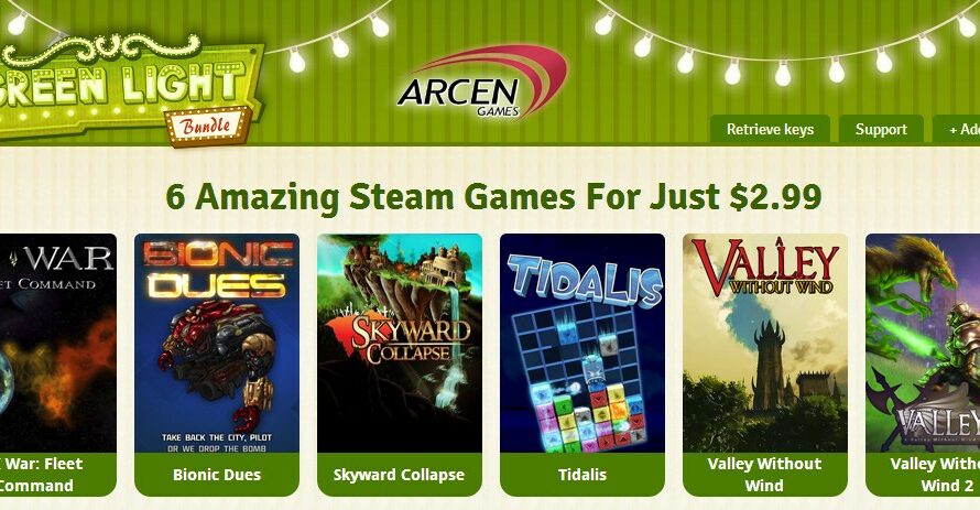 The Green Light Bundle Shines a Bright Spotlight On Arcen Games