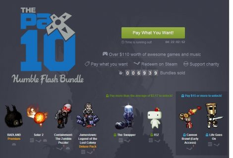 Time For PAX 10 Discounts In the Form of a Humble Flash Bundle