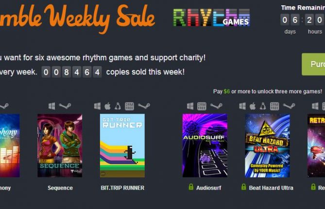 Humble Bundle's Latest Weekly Lets You Get Into the Groove, Surf, Blast Aliens