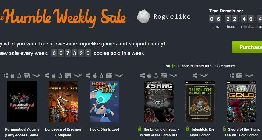 There Are Six Great Reasons to Roguelike This Humble Weekly Sale