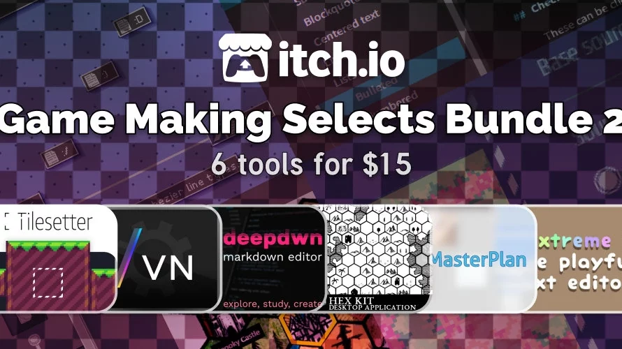 ‘Game Making itch.io Selects Bundle 2’ Has the Gamedev Tools You Need