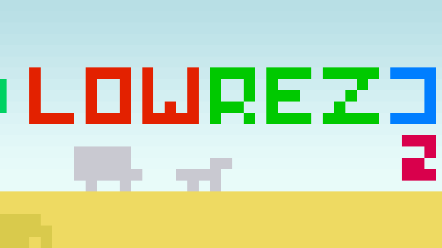There’s Still Time to Make Something Tiny For LOWREZJAM 2019