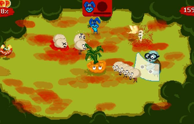 'Of Carrots And Blood' - Rack Up Points by Flinging Carrots at the Mutated Horde
