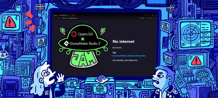 ‘Opera GX Game Jam’ Wants You to Fill Out Opera GX’s ‘No Internet’ Page