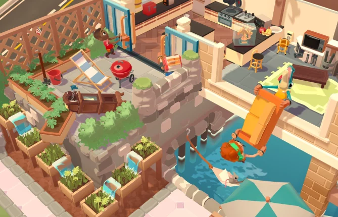 Furnishings Go Wherever in Chaotic Moving Sim Sequel 'Moving Out 2'